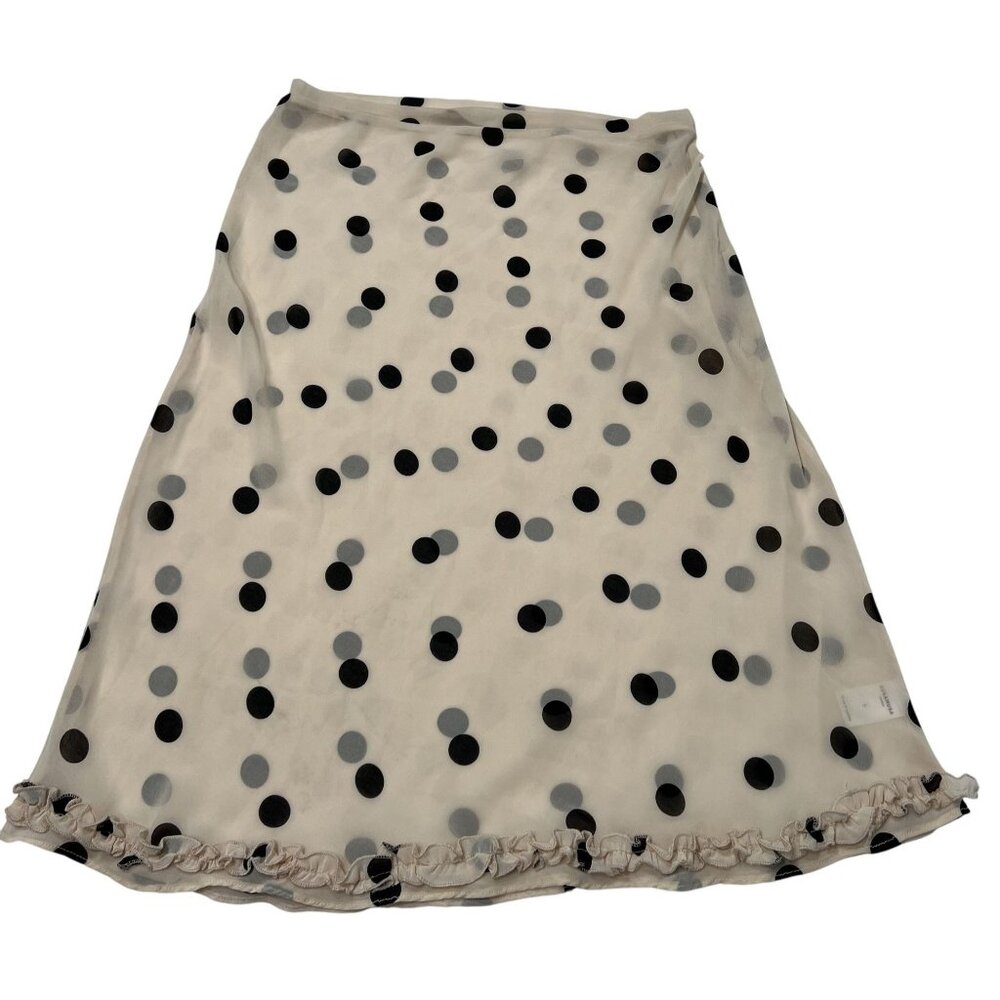 Susamusa Meadow Skirt in Butter Polka Dot
